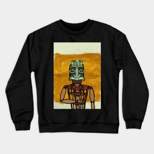 Josh NFT - PuppetMask with HawaiianEye Color and PaintedSkin on OpenSea Crewneck Sweatshirt